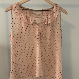 Ann Taylor Loft light peach top in size medium